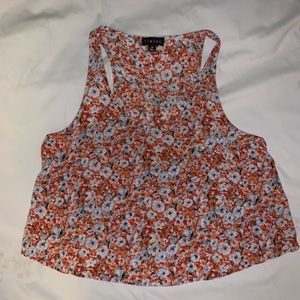 ☀️Floral crop top☀️